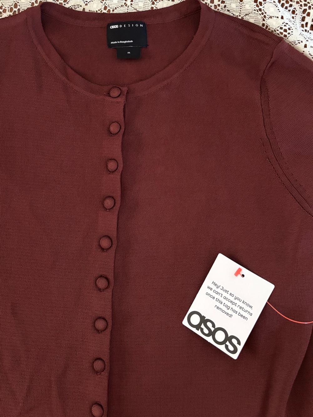 Cardigan Button-Front size M - Picture 5 of 5